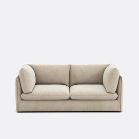 3-zits rechte bank in gevlekt polyester, MALO