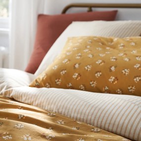 Dekbedovertrek gewassen katoen, Francine