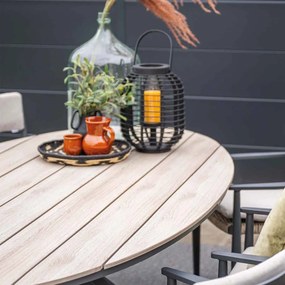 Garden Impressions Tineo tuinset 7-delig - Tulli tuintafel 220x115xH75 cm - light teak vironwood
