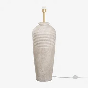 Voet Voor Vloerlamp ↑130 Cm In Keramiek Arondir Gebroken Wit - Sklum