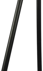 Moderne buiten vloerlamp zwart IP44 incl. LED op solar - Virginia