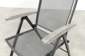 Royal Garden Balero verstelbare tuinset strekmetaal 160x90 cm.