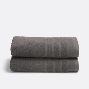 Set van 2 handdoeken in badstof 600 g/m2, Zavara