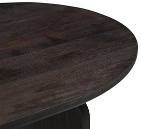 Ovale Eettafel Met Gebogen Poot 200 Cm - 200 X 100cm.