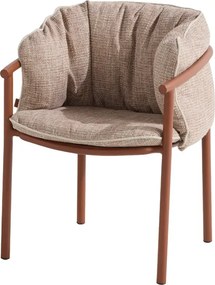 4 Seasons Outdoor Coral tuinstoel Spicy Tuinstoel beige weerbestendig