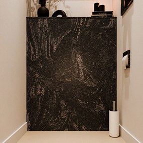 Mondiaz Hope toiletplaat solid surface 100x125cm lava niet voorgeboord