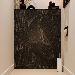 Mondiaz Hope toiletplaat solid surface 100x125cm lava niet voorgeboord