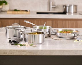 Demeyere 5-Plus Potten- en pannenset, 4-delig - 5-Plus - Demeyere