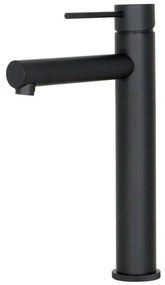 Best-Design Flaach Hoge-wastafelmengkraan Nero mat-zwart 4008410