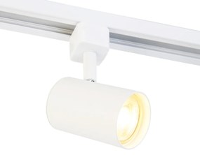 Modern railsysteem met 4 Spot / Opbouwspot / Plafondspots wit 1-fase - Iconic Yade Modern GU10 Binnenverlichting Lamp