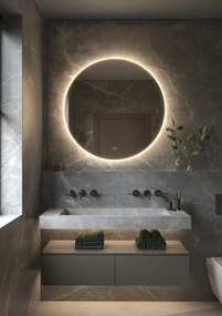 Hipp Design 013 Phantom spiegel brons met verlichting en verwarming 60x60cm