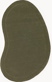 Handgetuft wollen vloerkleed Kadey in organische vorm