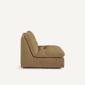 Modulaire fauteuil in linnen fluweel, GIULIANO