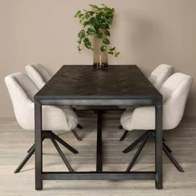 Tower Living Vissengraat Eettafel 240 Ziano - 240 X 100cm.