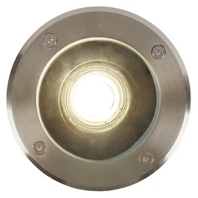 Smart buiten grondspot RVS incl. WiFi GU10 IP65 - Delux