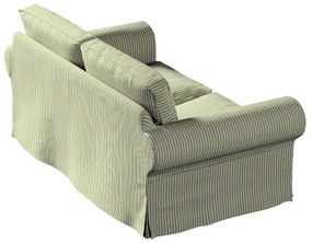 Dekoria IKEA hoes voor Ektorp 2-zits slaapbank - NIEUW model, rood-groen