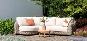 4 Seasons Outdoor Maxime chaise loungebank terre LoungebankLoungeset   bruin weerbestendig