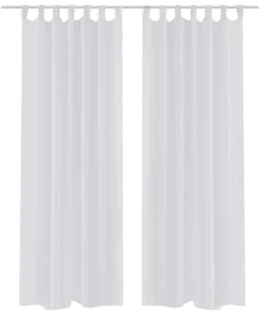 vidaXL Witte Vitrage 140 x 225 cm 2 stuks