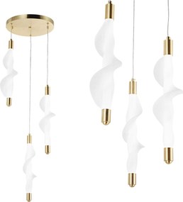 LED lamp G009-3CPR WHITE/GOLD
