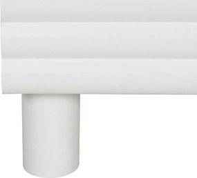 Mat Wit Dressoir Met Strepen 150 Cm - 150x40x75cm.