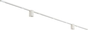 Modern railsysteem wit met 2 spots 1-fase - Iconic Rondoo Up