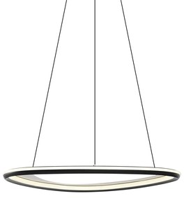 Design hanglamp zwart 3-staps dimbaar - Organico