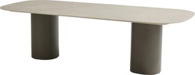 Bosco low dining tuintafel 240x105xH69 cm keramiek sabbia panna terre Taste 4SO