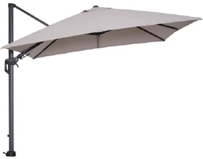Garden Impressions Hawaii zweefparasol 300x300 cm - frame carbon black - doek zand