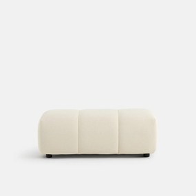 XL poef, in gewatteerde stof, lengte 109 cm, NURIA