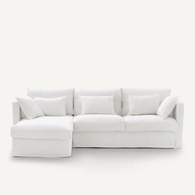 Hoekbank, omvormbaar, gekreukt linnen, Camille