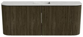 Mondiaz Joya DLux 105cm toiletmeubel ronding links/rechts shadow met wastafel faye midden zonder kraangat opalo