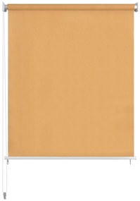 vidaXL Rolgordijn voor buiten 180x230 cm beige