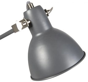 Industriële wandlamp grijs verstelbaar - Dazzle