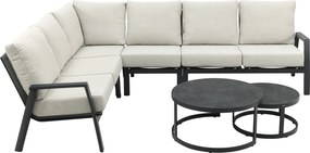 Lagos/Rhodos loungeset - hoekbank - links & rechts