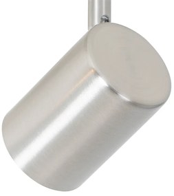 Moderne plafondlamp staal 2-lichts verstelbaar - Jeana