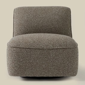 Draaibare Fauteuil Bruin Zonder Armleuning