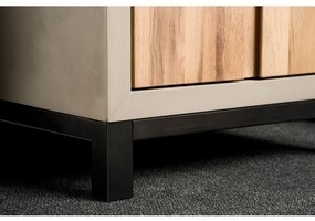 Tower Living Dressoir Van Eiken En Beton 4D Max - 220x45x85cm.