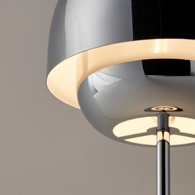 Tafellamp in chroom ijzer, Kinoko