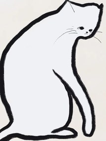 Ilustratie White cat, Little Dean