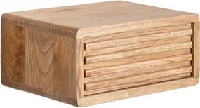 Deleyna Zwevend Nachtkastje 45x30 Cm Van Hout Houtbruin - Sklum