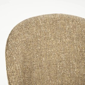 Eleonora Molly Draaibare Eetkamerstoel Mosterd Met Beige Poten