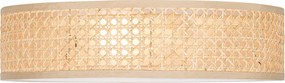 Smart plafondlamp rotan 40 cm 3-lichts incl. 3 Wifi P45 - Tromma