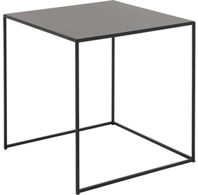 Goossens Bijzettafel Filas, metaal zwart, elegant chic, 50 x 50 x 50 cm