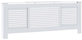 vidaXL Radiatorombouw 205 cm MDF wit