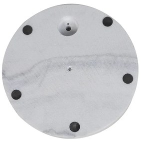 Voet wit marmer - Sixties Marmo rond Binnenverlichting Lamp