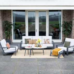 Garden Impressions Coba 3-zits loungebank – donker grijs