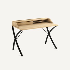 Bureau van eikenhout en eikenfineer, Epitre