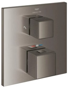 Grohe Grohtherm cube afdekset thermostaat m/omstel graphite geb. 24428AL0