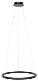 Smart hanglamp zwart 60 cm incl. LED en RGBW  - Girello