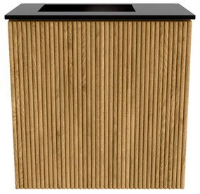 Mondiaz Joya 40cm toiletmeubel oak met wastafel faye links zonder kraangat urban
